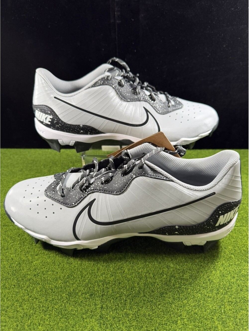 Nike Alpha Huarache 4 Men's Baseball Cleats (DJ6524-002) Wolf Grey Size 11.5 NWT